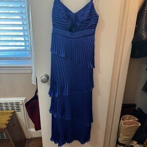 The A&F Giselle Pleated Tiered Maxi Dress